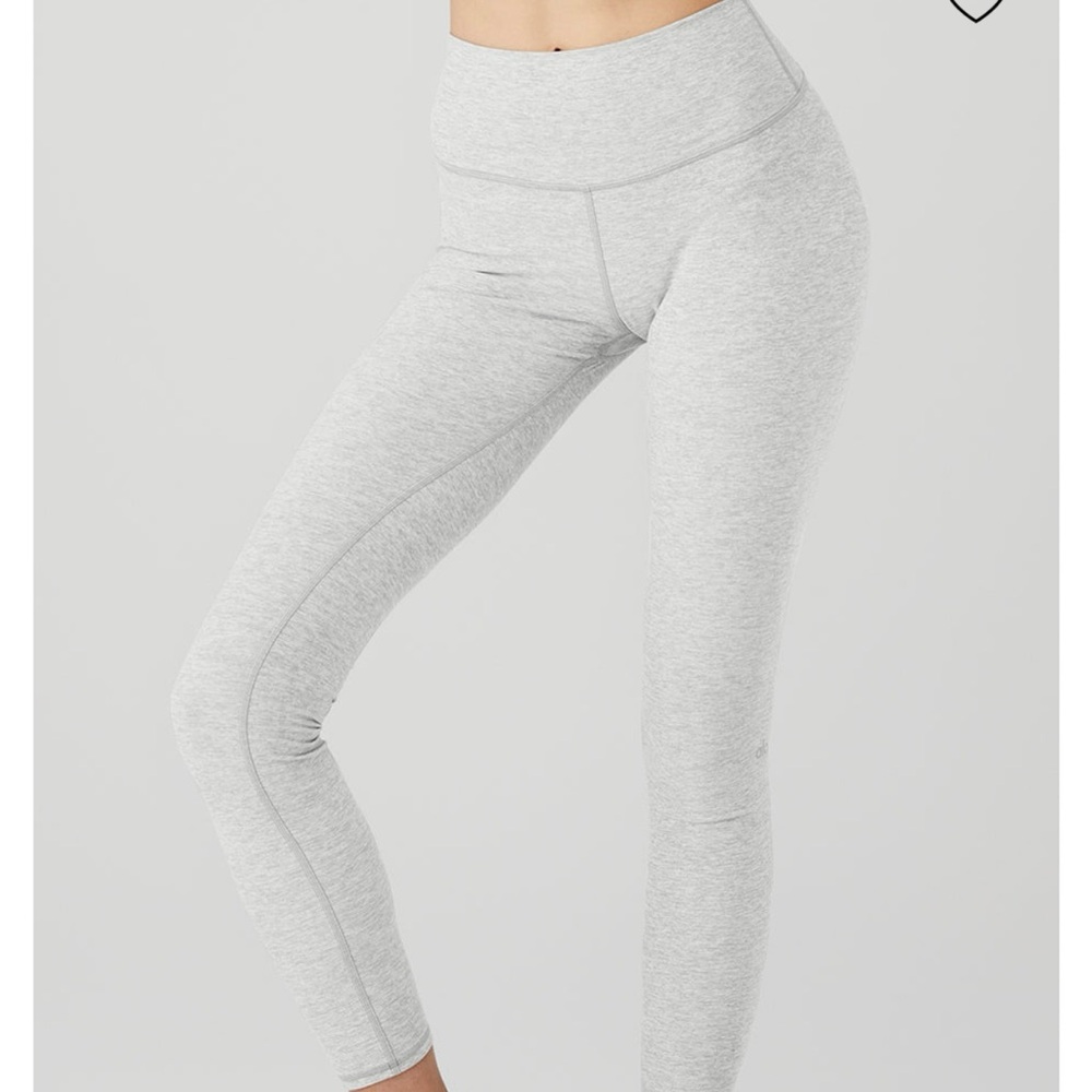 Alo alosoft gray 7/8 high waist leggings small s